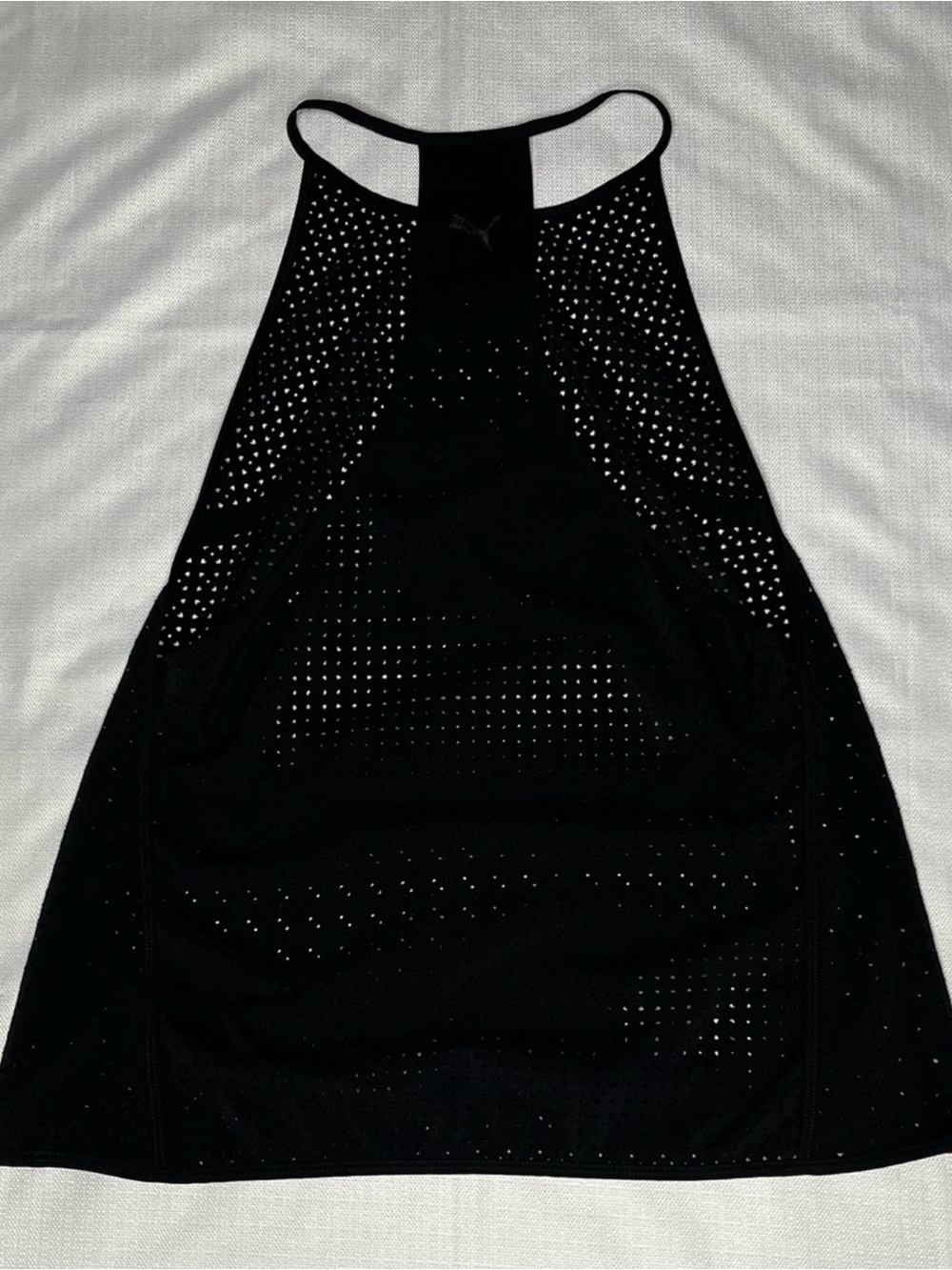 Puma Black mesh fitness top